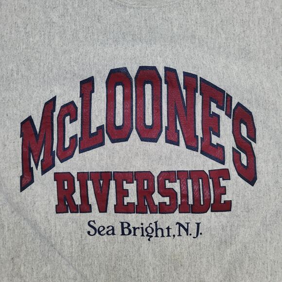 Vintage McLoone's Riverside Sweatshirt Womens XL 22x26 Gray - Picture 13 of 16